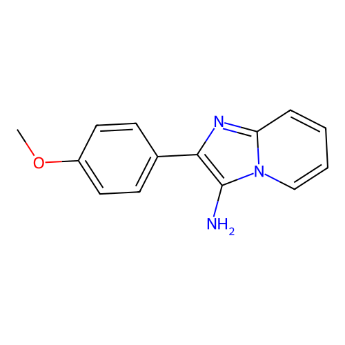 2-(4-Methoxyphenyl)imidazo[1,2-a]pyridin-3-amine structure