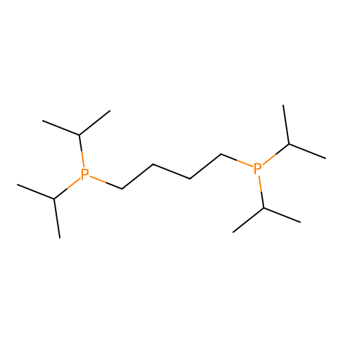 1,4-Bis(DI-I-propylphosphino)butane structure