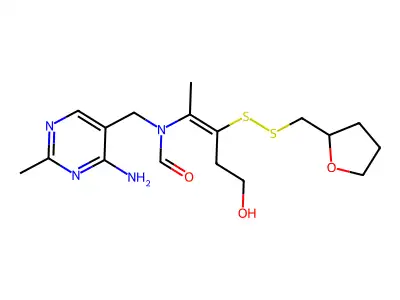 呋喃硫胺 structure