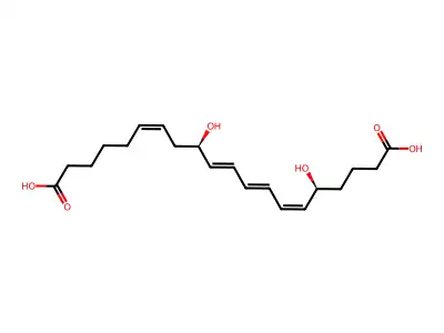 20-羧基白三烯B4 structure
