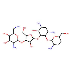 3',4'-Dideoxyparomomycin structure