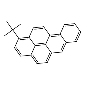 Benzo(2)pyrene, 1-(1,1-dimethylethyl)- structure