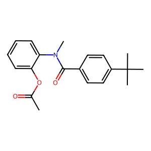 Benzamide, N-(2-(acetyloxy)phenyl)-4-(1,1-dimethylethyl)-N-methyl- structure