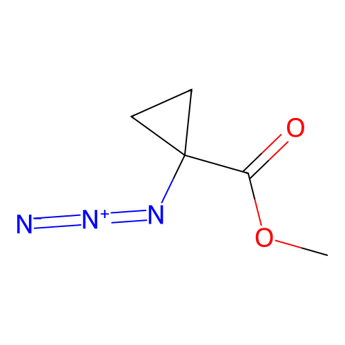 Methyl 1-azidocyclopropane-1-carboxylate structure