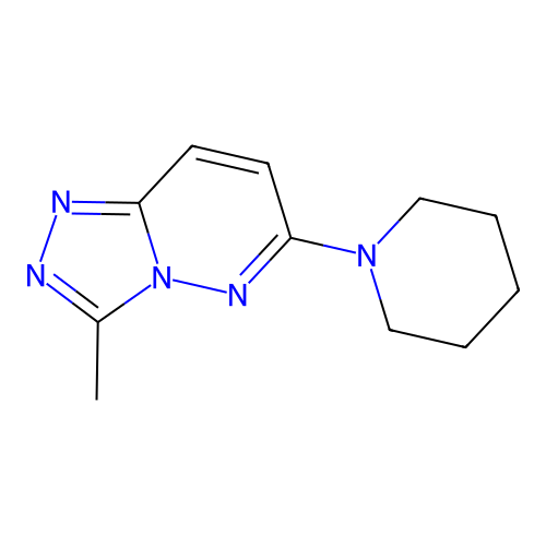 3-Methyl-6-piperidin-1-yl-[1,2,4]triazolo[4,3-b]pyridazine structure