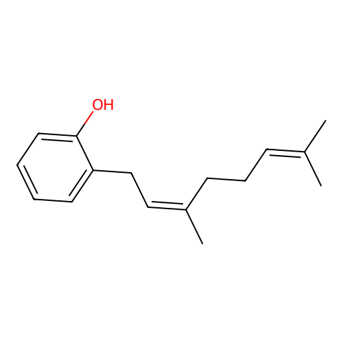 Phenol, 2-(3,7-dimethyl-2,6-octadienyl)- structure