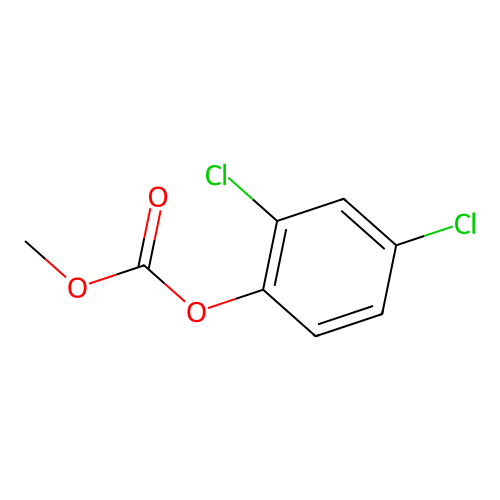 2,4-Dichlorophenyl methyl carbonate structure