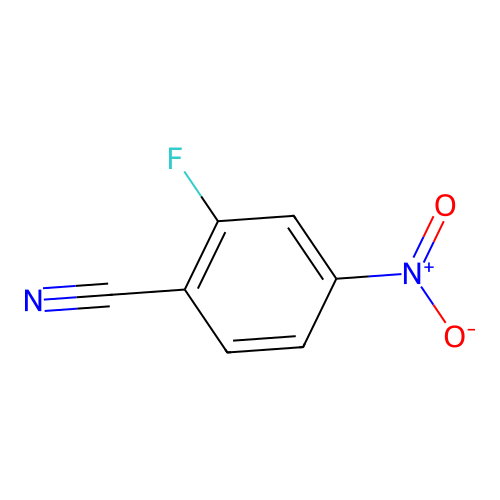 2-Fluoro-4-nitrobenzonitrile structure