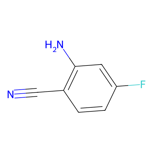 2-Amino-4-fluorobenzonitrile structure