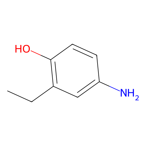 4-Amino-2-ethylphenol structure