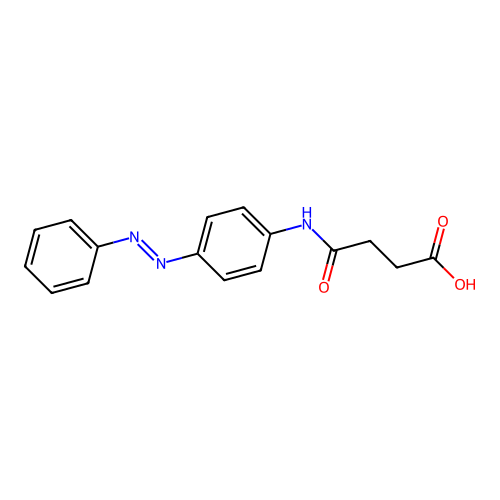 4-Oxo-4-(4-phenyldiazenylanilino)butanoic acid structure