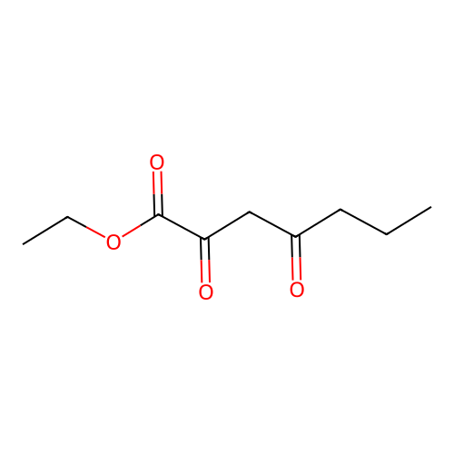 Ethyl 2,4-dioxoheptanoate structure