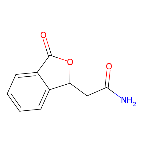 2-(3-Oxo-1,3-dihydro-2-benzofuran-1-yl)acetamide structure