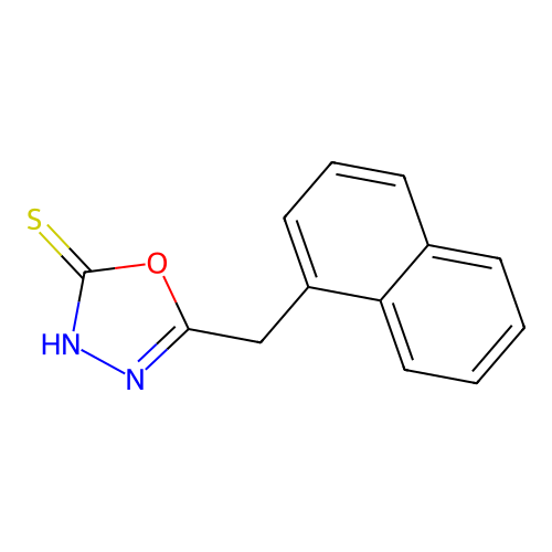 5-(Naphthylmethyl)-1,3,4-oxadiazole-2-thiol structure