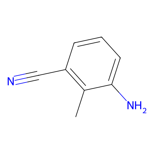 3-Amino-2-methylbenzonitrile structure