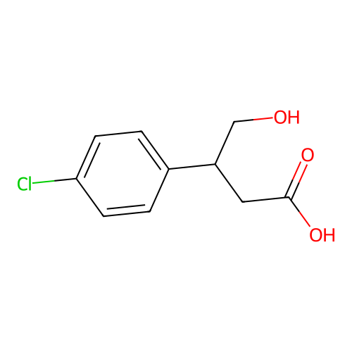 4-Chloro-beta-(hydroxymethyl)benzenepropanoic acid structure