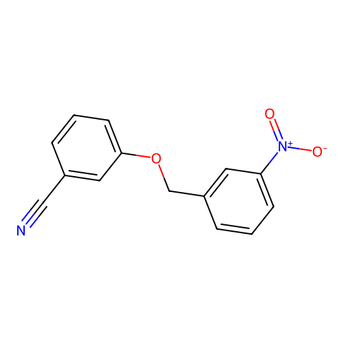 3-(3-Nitrobenzyloxy)benzonitrile structure