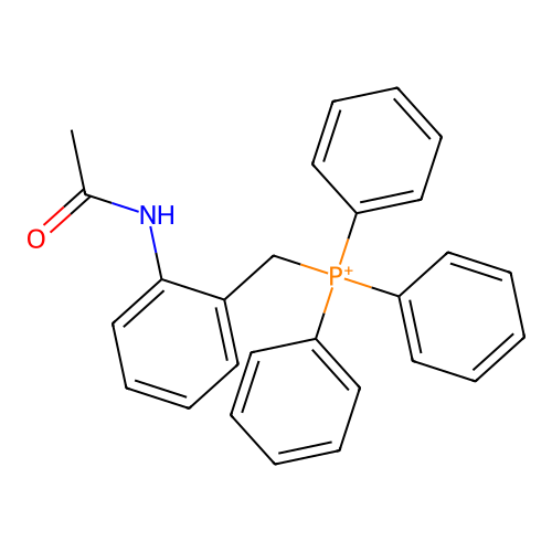 N-(2-((Triphenylphosphoranyl)methyl)phenyl)acetamide structure