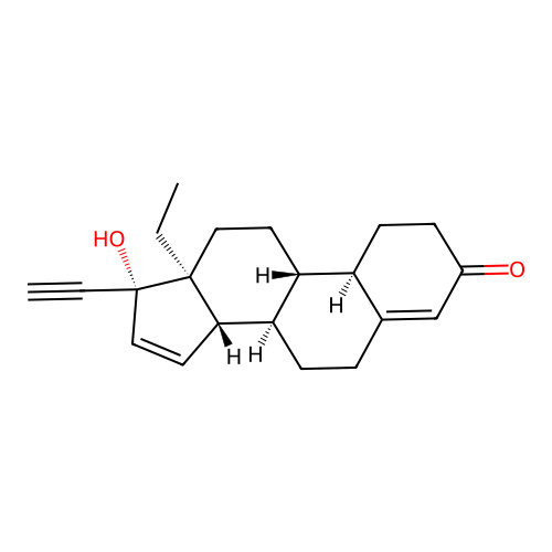 Gestodene structure