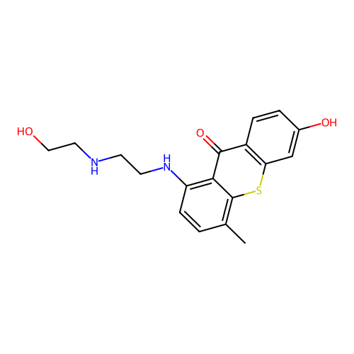 6-hydroxy-1-[2-(2-hydroxyethylamino)ethylamino]-4-methylthio structure