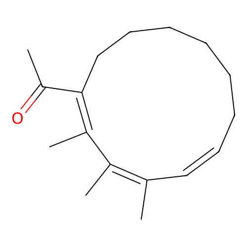 Ethanone, 1-(trimethylcyclododecatrienyl)- structure