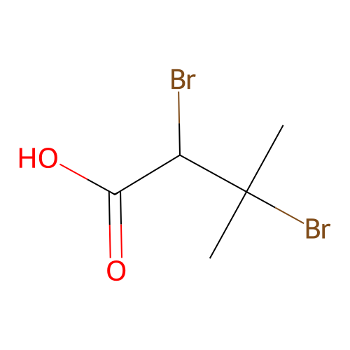 2,3-Dibromo-3-methylbutanoic acid structure