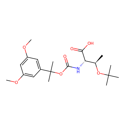 N-[[1-(3,5-Dimethoxyphenyl)-1-methylethoxy]carbonyl]-O-(1,1-dimethylethyl)-L-threonine structure