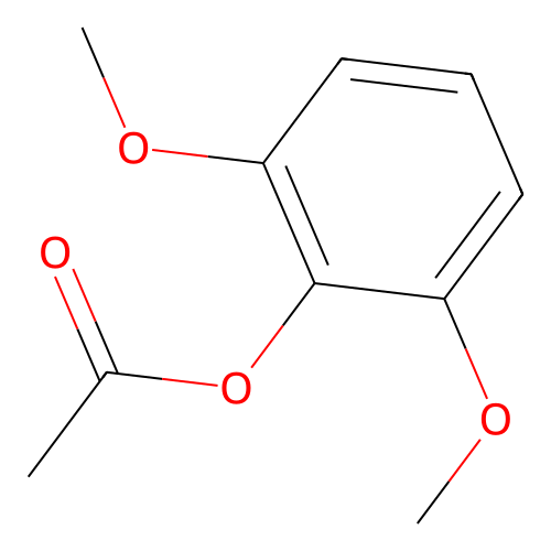 2,6-Dimethoxyphenol acetate structure