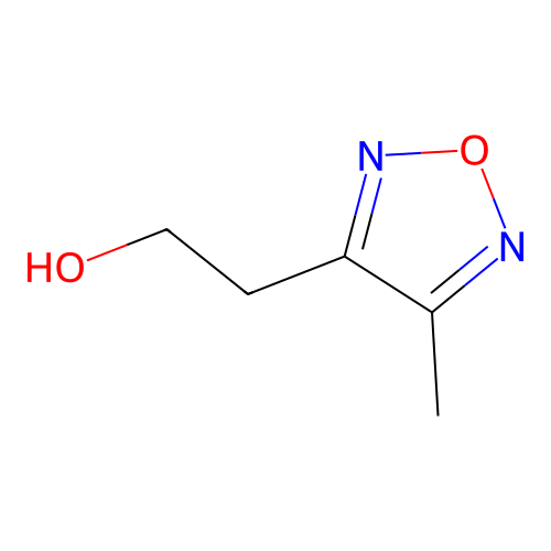 2-(4-Methyl-1,2,5-oxadiazol-3-yl)ethanol structure
