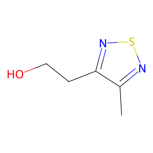 4-Methyl-1,2,5-thiadiazole-3-ethanol structure