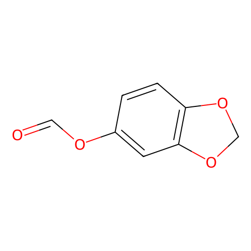 Benzo[d][1,3]dioxol-5-yl formate structure