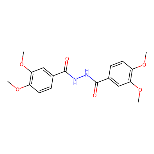 N'-(3,4-dimethoxybenzoyl)-3,4-dimethoxybenzohydrazide structure
