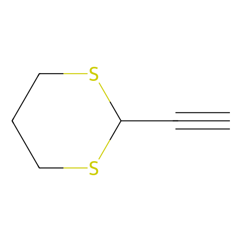 2-Ethynyl-1,3-dithiane structure