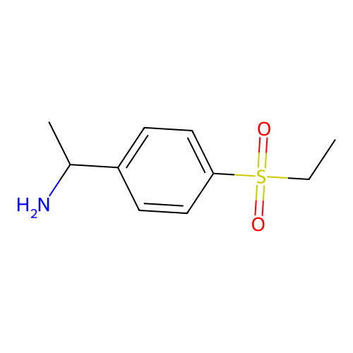 1-[4-(Ethanesulfonyl)phenyl]ethan-1-amine structure