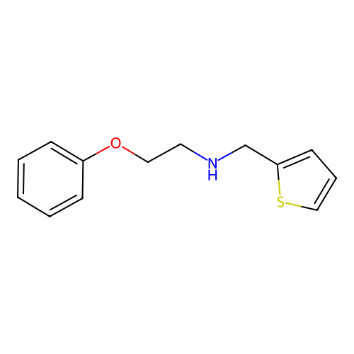 2-Phenoxy-N-(2-thienylmethyl)-1-ethanamine structure