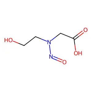 N-(2-Hydroxyethyl)-N-carboxymethylnitrosamine structure