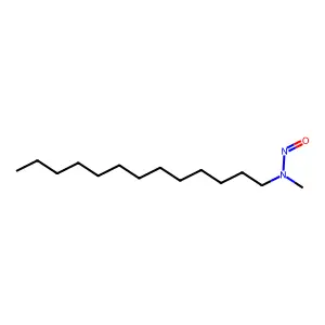 1-Tridecanamine, N-methyl-N-nitroso- structure