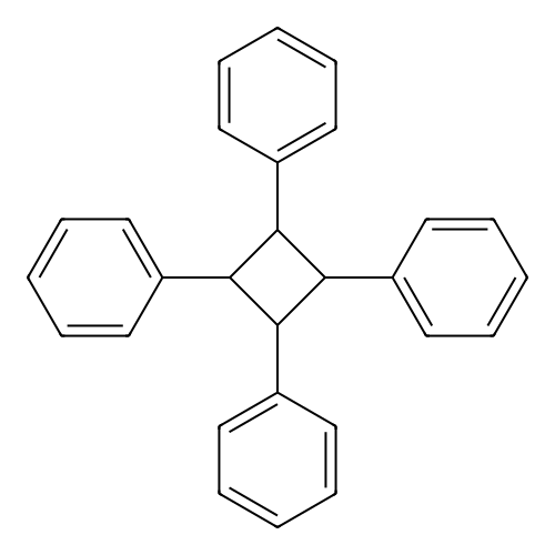 (2,3,4-Triphenylcyclobutyl)benzene structure