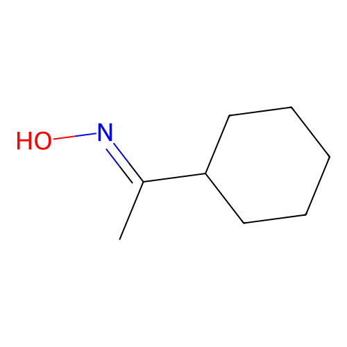 (1E)-1-cyclohexyl-N-hydroxyethanimine structure