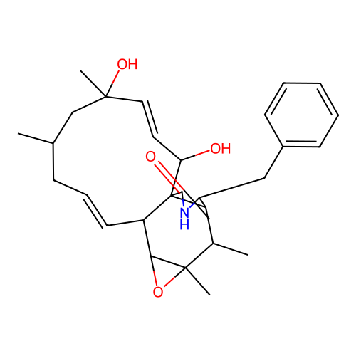 Epoxydeacetylcytochalasin H structure