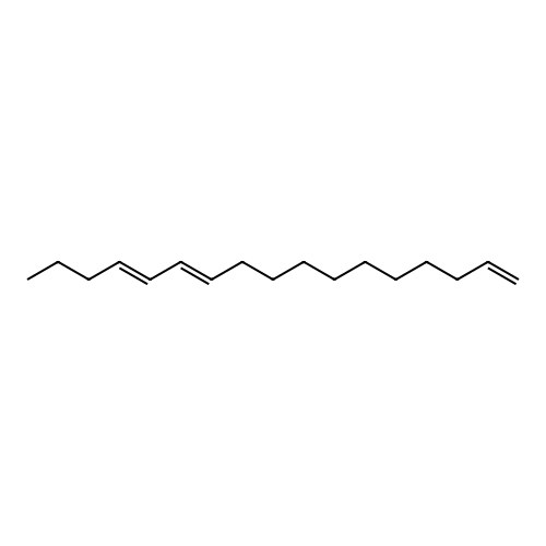 1,11,13-Heptadecatriene, (Z,E)- structure