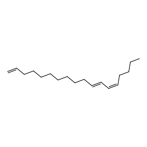 1,E-11,Z-13-Octadecatriene structure