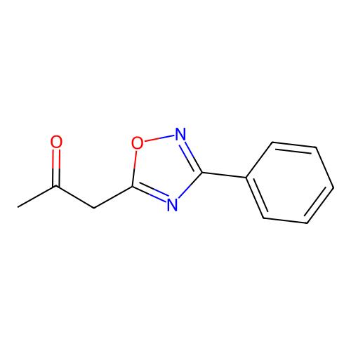 1-(3-Phenyl-1,2,4-oxadiazol-5-yl)acetone structure