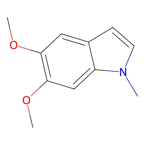 1H-Indole, 5,6-dimethoxy-1-methyl- structure