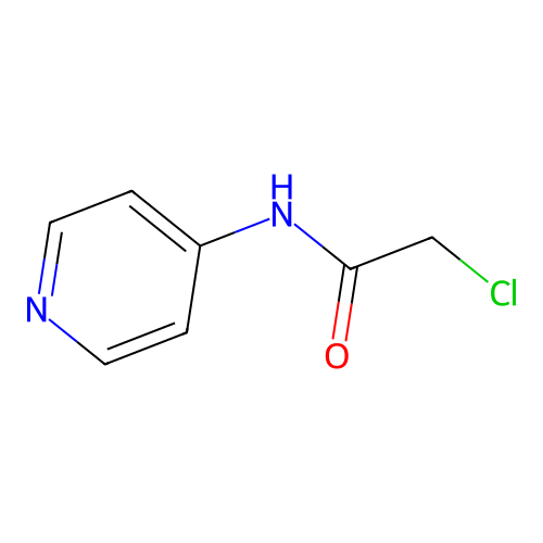 2-chloro-N-(pyridin-4-yl)acetamide structure