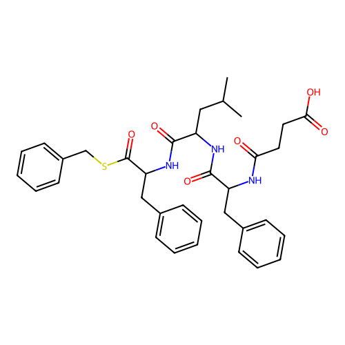 Suc-Phe-Leu-Phe-SBzl structure