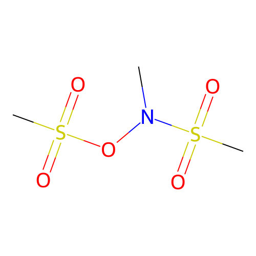 N,O-Bis(methylsulfonyl)-N-methylhydroxylamine structure