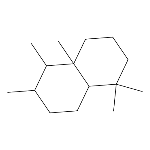 1,1,4a,5,6-Pentamethyldecahydronaphthalene structure
