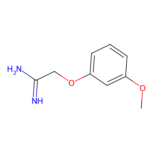 2-(3-Methoxyphenoxy)ethanimidamide structure