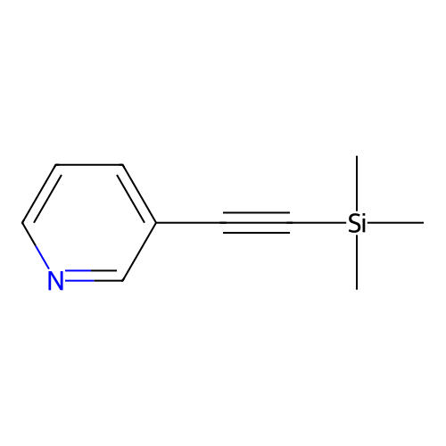 3-(Trimethylsilylethynyl)pyridine structure